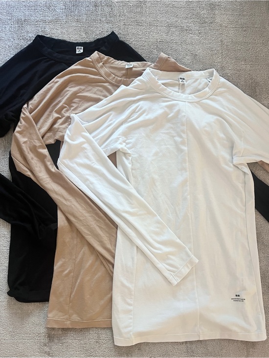 Alexander Wang Other - Lot Of 3 Alexander Wang X Uniqlo Women’s XS Long Sleeve Heat tech Shirts